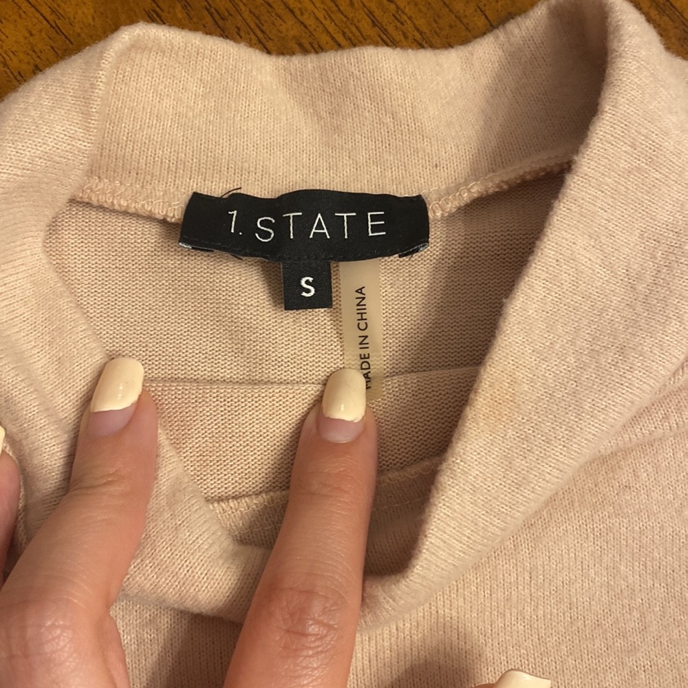 1. State Cold Shoulder Sweater - Picture 3 of 4